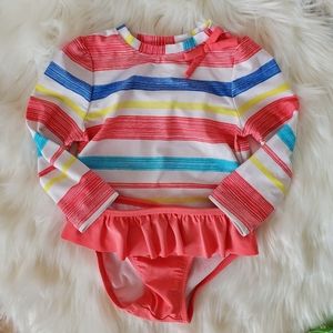 2 piece swim set - long sleeve rash guard